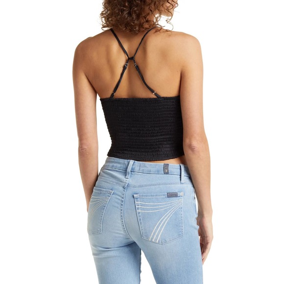 Free People Right On Time Cami - Size XS - NWOT - Black - Picture 2 of 5